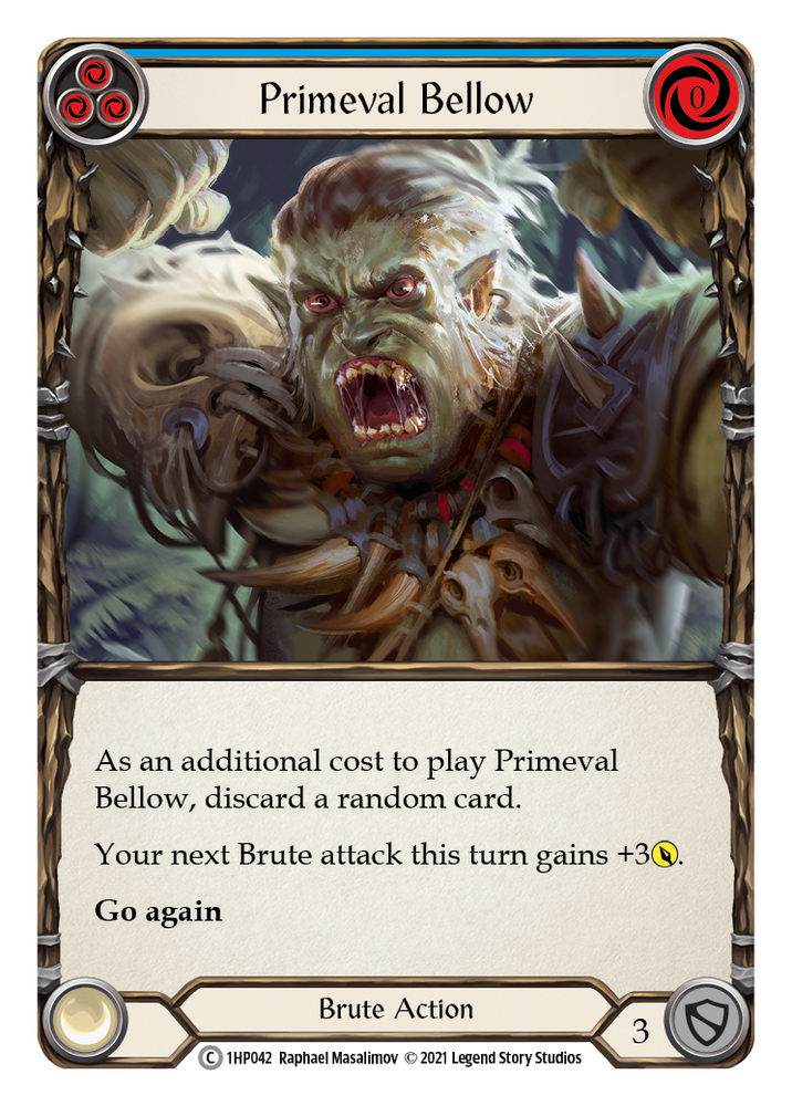 Bramido primigenio (azul) [1HP042] (Paquete histórico 1) 