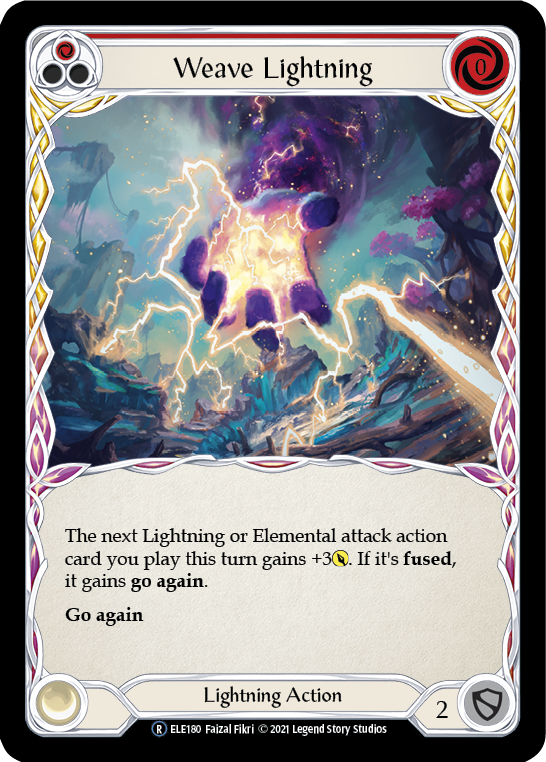 Weave Lightning (Rojo) [U-ELE180] (Tales of Aria Unlimited) Ilimitado Normal 