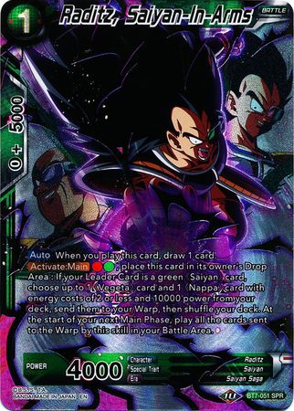 Raditz, Saiyan-In-Arms (SPR) (BT7-051) [Asalto de los Saiyajin] 
