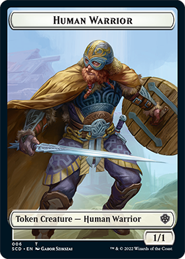 Insecto // Guerrero humano Ficha de doble cara [Mazos Starter Commander] 