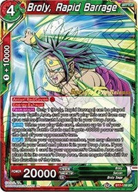 Broly, Rapid Barrage (BT7-116_PR) [Promociones de presentación de Assault of the Saiyans] 