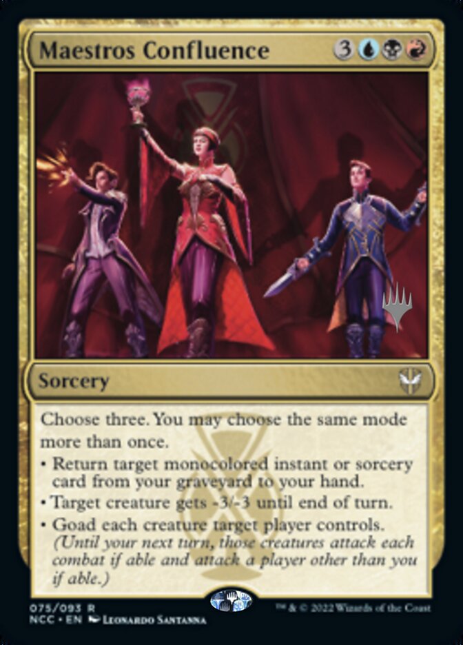Maestros Confluence (Paquete promocional) [Calles de las nuevas promociones de Capenna Commander] 