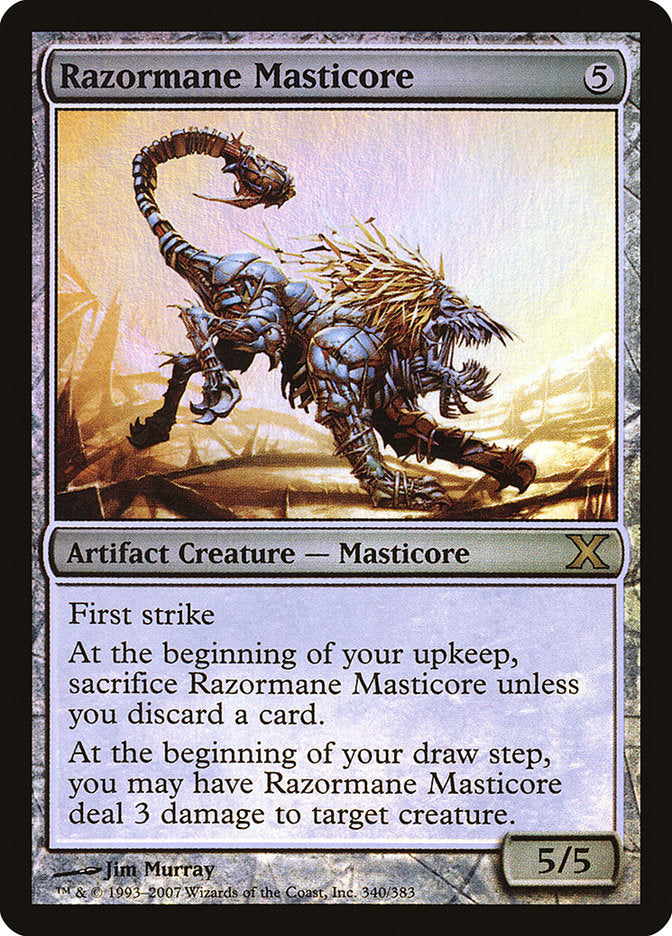 Razormane Masticore (lámina premium) [Décima edición] 