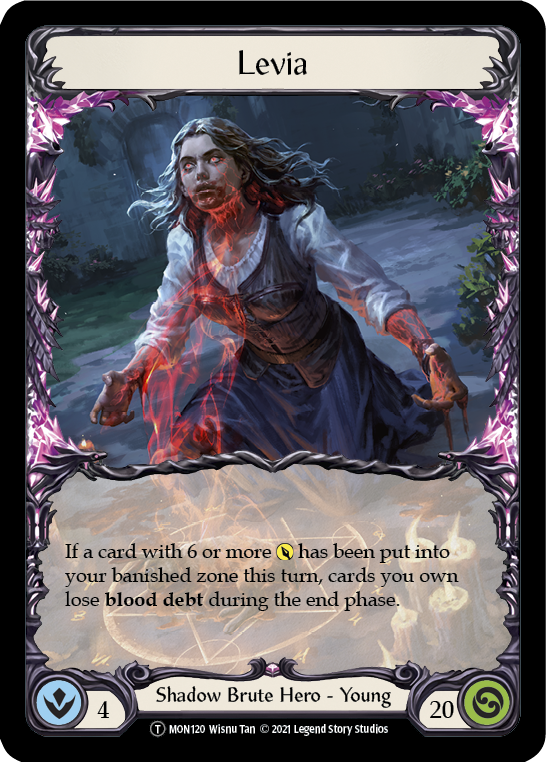 Levia, Abominación Nacida de las Sombras // Levia [U-MON119 // U-MON120] (Monarch Unlimited) Ilimitado Normal 