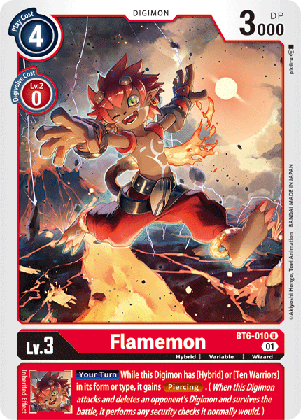 Flamemon [BT6-010] [Doble Diamante] 