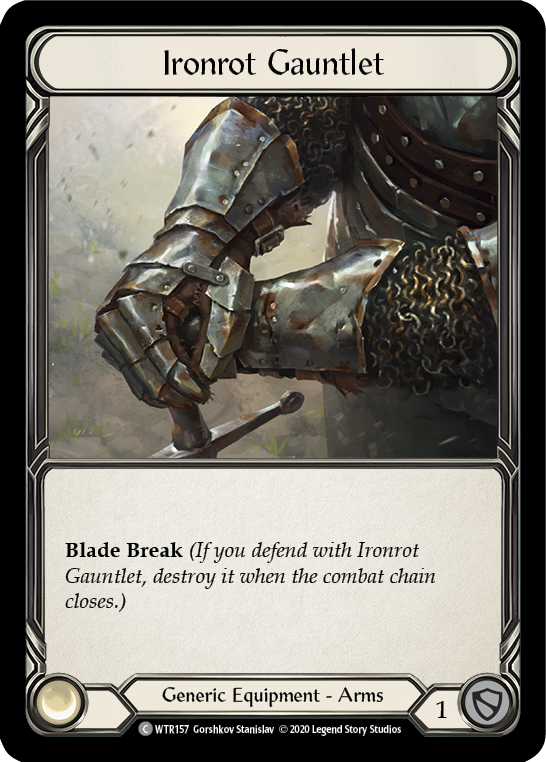Ironrot Gauntlet [U-WTR157] (Bienvenido a Rathe Unlimited) Lámina arcoíris ilimitada 