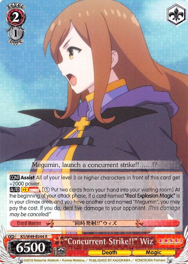 "Concurrent Strike!!" Wiz (KS/W49-E044 R) [KonoSuba] - Blue Jay's Cauldron