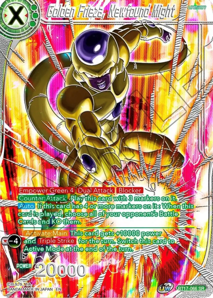 Golden Frieza, Newfound Might (BT17-066) [Selección de coleccionista vol. 3] 