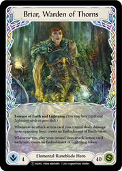Briar, Guardián de las Espinas // Puño del Titán [U-ELE062] (Tales of Aria Unlimited) Ilimitado Normal 