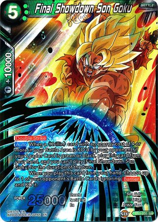Enfrentamiento final Son Goku (TB3-035) [Choque de destinos] 
