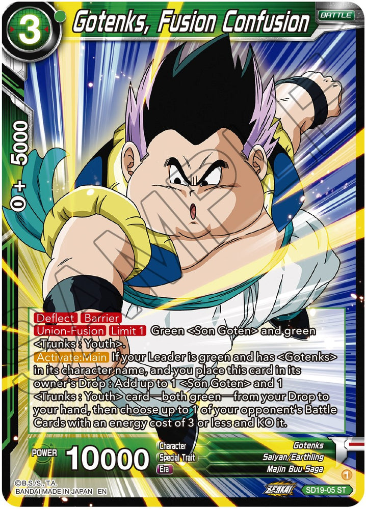 Gotenks, Fusion Confusion (SD19-05) [El amanecer de las leyendas Z] 