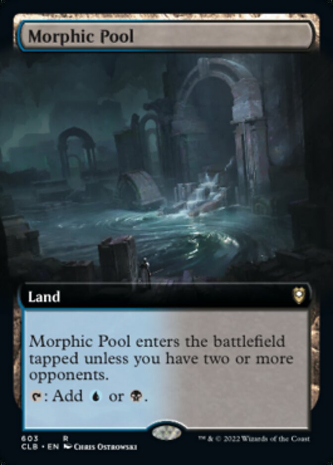 Piscina mórfica (arte extendido) [Commander Legends: Battle for Baldur's Gate] 