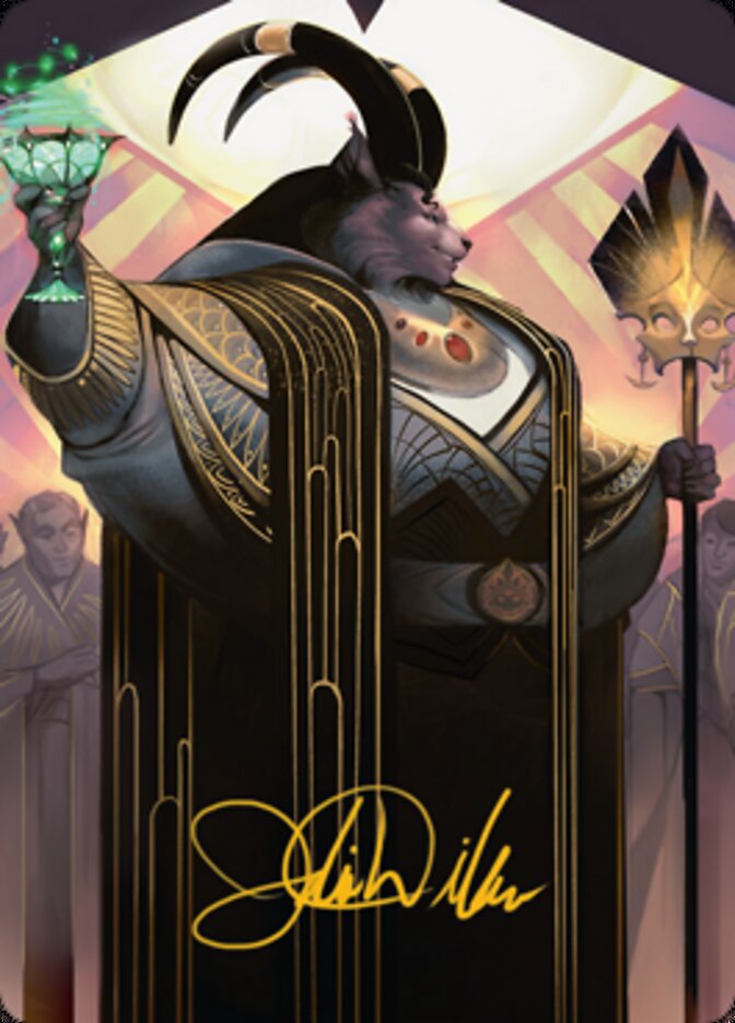 Tarjeta artística Jetmir, Nexus of Revels 2 (firma estampada en oro) [Streets of New Capenna Art Series] 