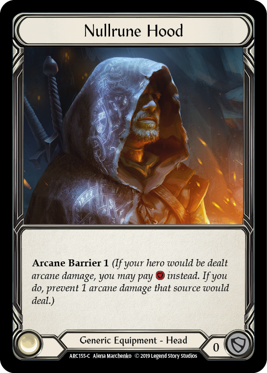 Nullrune Hood [ARC155-C] (Arcane Rising) 1.a edición Cold Foil 
