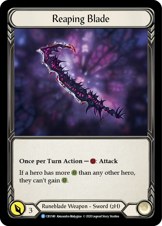Reaping Blade [CRU140] (Crucible of War) 1.ª edición Cold Foil 