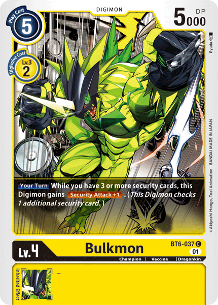 Bulkmon [BT6-037] [Doble diamante] 