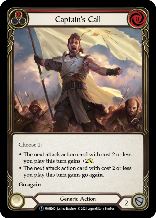 Llamada del Capitán (Rojo) [U-MON260] (Monarch Unlimited) Ilimitado Normal 
