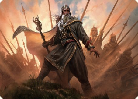 Hazezon, Shaper of Sand Art Card [Serie de arte Dominaria United] 