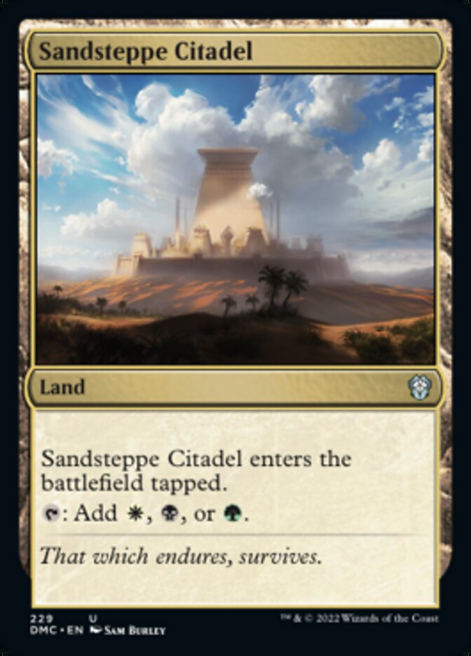 Ciudadela Estepa Arenisca [Comandante Unido de Dominaria] 