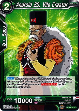 Androide 20, Creador vil (BT5-070) [Renacimiento milagroso] 