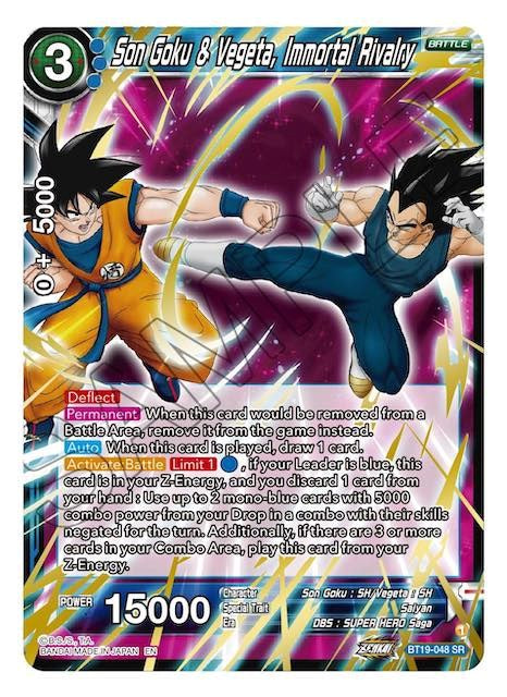 Son Goku y Vegeta, Rivalidad inmortal (BT19-048) [La ambición del luchador] 