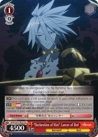 "Declaration of War" Lancer of Red (APO/S53-TE03 TD) [Fate/Apocrypha] - Blue Jay's Cauldron