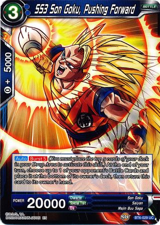 SS3 Son Goku, empujando hacia adelante (BT6-029) [Reyes Destructores] 
