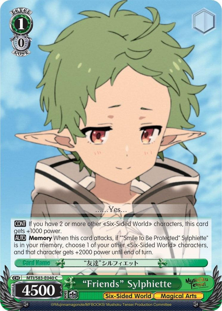 "Friends" Sylphiette (MTI/S83-E040 C) [Mushoku Tensei: Jobless Reincarnation] - Blue Jay's Cauldron