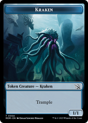 Monje // Ficha de doble cara Kraken [Fichas de la Marcha de la Máquina] 
