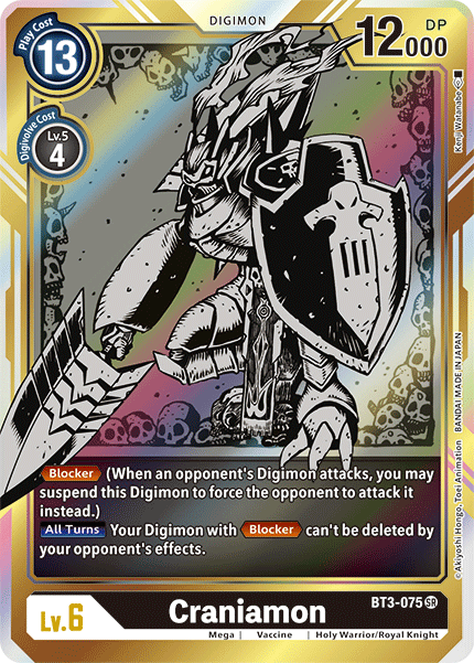Craniamon [BT3-075] (Arte alternativo) [Lanzamiento de refuerzo especial Ver.1.5] 
