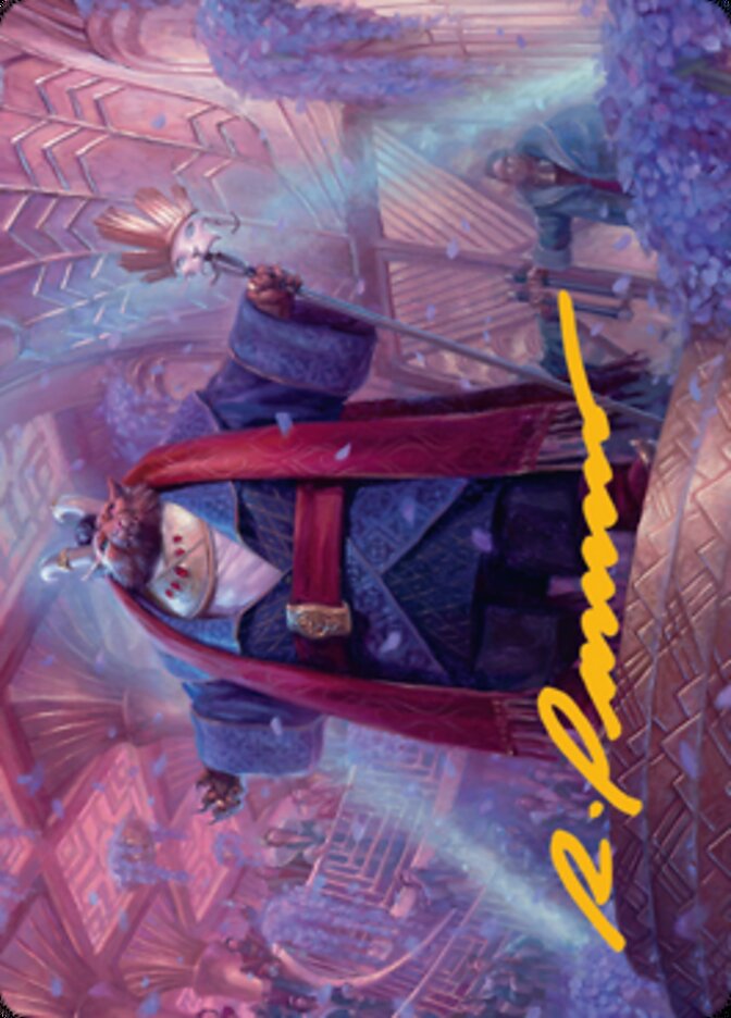 Tarjeta artística Jetmir, Nexus of Revels 1 (firma estampada en oro) [Streets of New Capenna Art Series] 