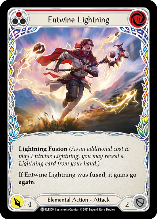 Entwine Lightning (Rojo) [ELE100] (Tales of Aria) 1.ª edición Normal 