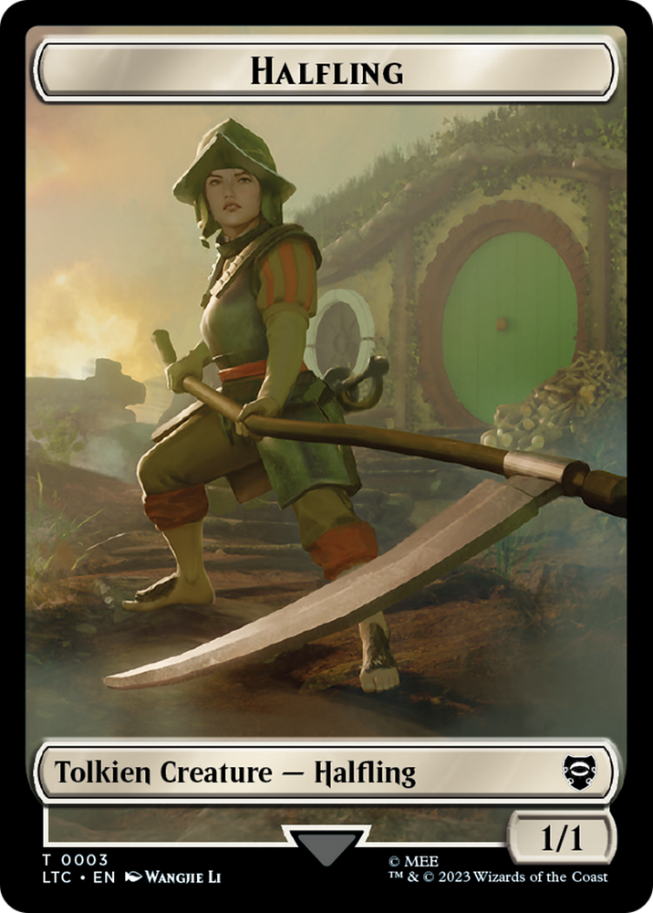 Halfling // Ficha del tesoro [Fichas de comandante de El Señor de los Anillos: Cuentos de la Tierra Media] 