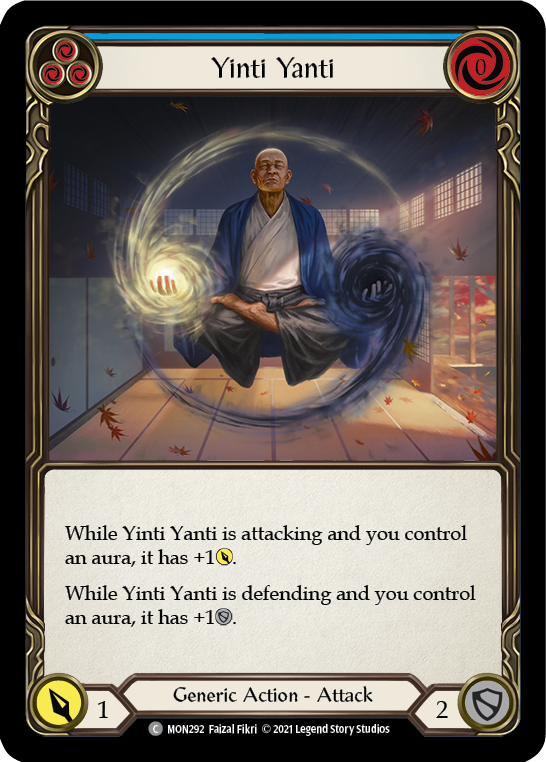 Yinti Yanti (Azul) [MON292-RF] (Monarca) 1.ª edición Lámina arcoíris 