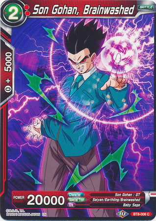 Son Gohan, lavado de cerebro (BT8-006) [Maquinaciones maliciosas] 