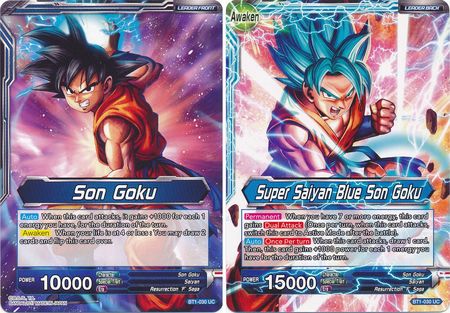 Son Goku // Super Saiyan Blue Son Goku (BT1-030) [Batalla Galáctica] 