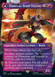 Flamewar, veterano descarado // Flamewar, agente callejero (vidrio roto) [Transformers] 