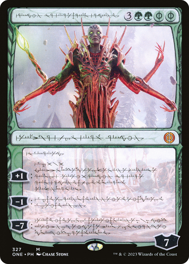 Nissa, animista ascendida (pirexiana) [Phyrexia: Todos serán uno] 