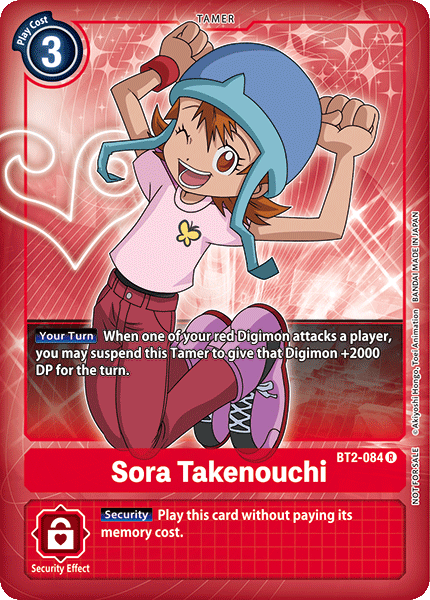 Sora Takenouchi [BT2-084] (Promoción Buy-A-Box) [Promociones especiales de lanzamiento Ver.1.0] 