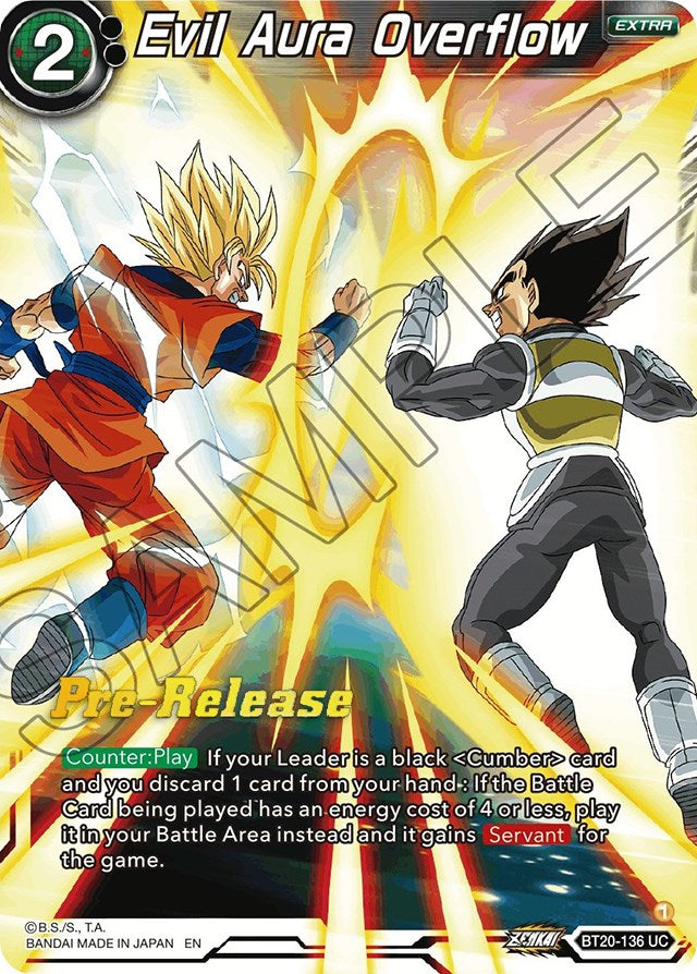 Evil Aura Overflow (BT20-136) [Promociones de presentación con absorción de poder] 