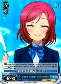 "Forever and Ever" Maki Nishikino (LL/W34-E077S SR) [Love Live! Vol. 2] - Blue Jay's Cauldron