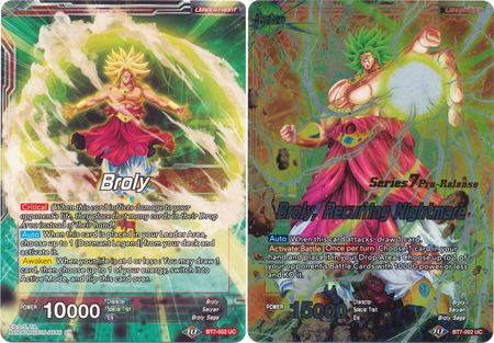 Broly // Broly, Pesadilla recurrente (BT7-002_PR) [Promociones de presentación de Assault of the Saiyans] 