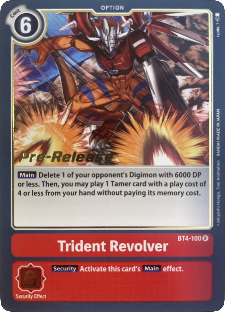 Trident Revolver [BT4-100] [Promociones previas al lanzamiento de Great Legend] 