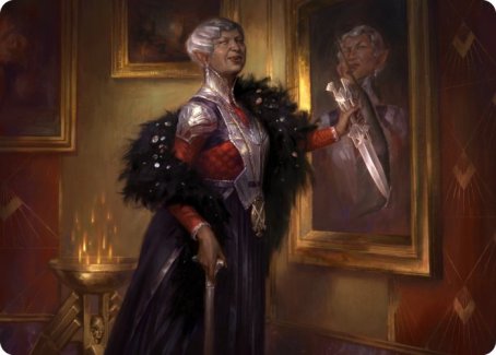 Evelyn, la tarjeta de arte codiciosa [Serie de arte Calles de New Capenna] 