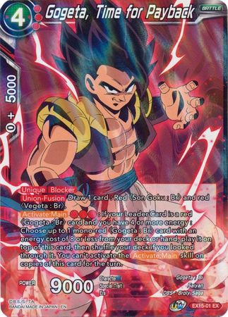 Gogeta, hora de vengarse (EX15-01) [Batalla mejorada] 