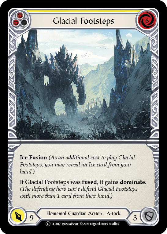 Pasos Glaciales (Amarillo) [U-ELE017] (Tales of Aria Unlimited) Lámina arcoíris ilimitada 