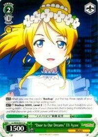 "Door to Our Dreams" Eli Ayase (LL/W34-E011 U) [Love Live! Vol. 2] - Blue Jay's Cauldron