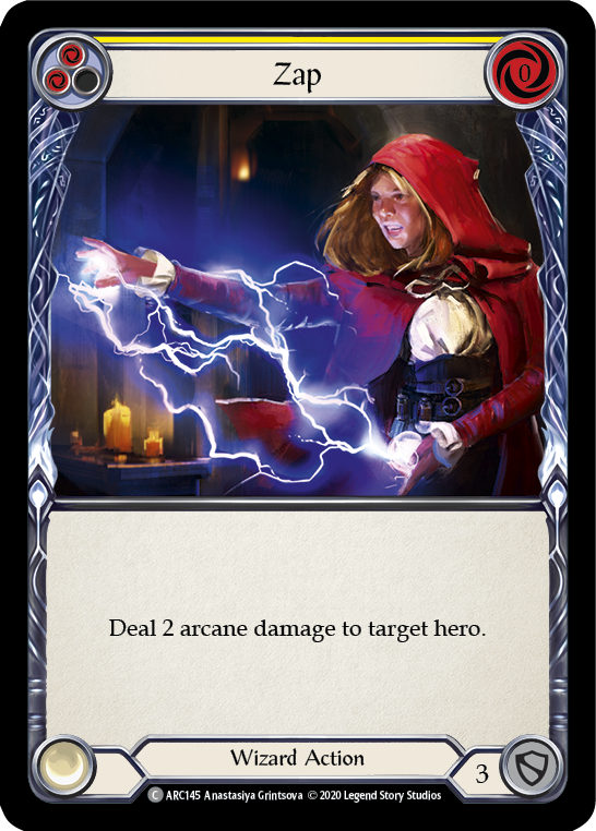Zap (Amarillo) [U-ARC145] (Arcane Rising Unlimited) Ilimitado Normal 