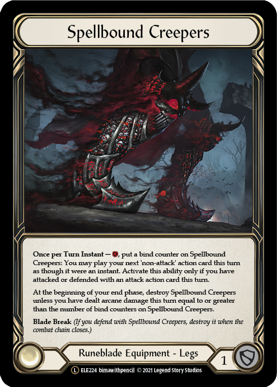 Spellbound Creepers [U-ELE224] (Tales of Aria Unlimited) Lámina arcoíris ilimitada 