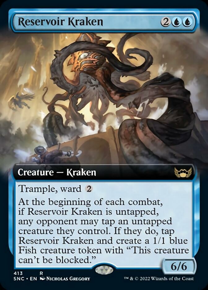 Reservoir Kraken (Arte ampliado) [Calles de New Capenna] 